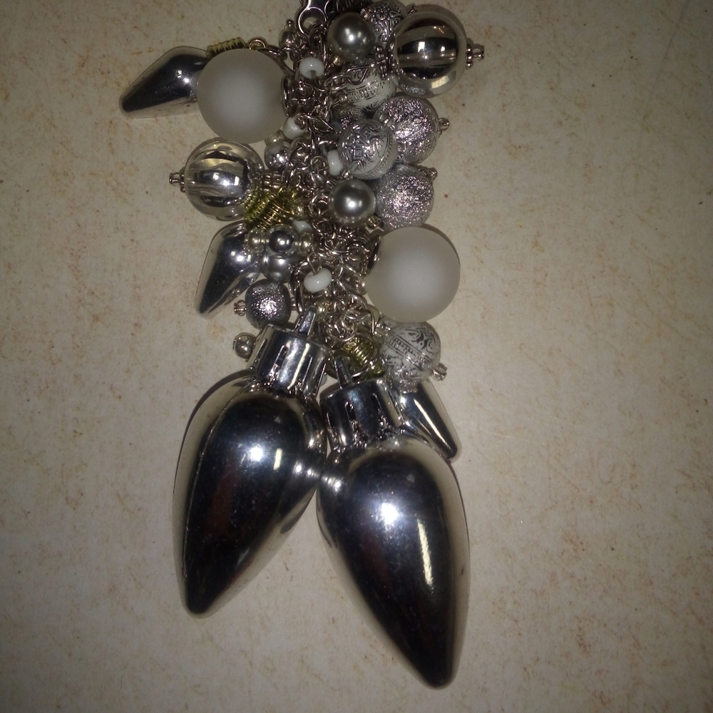 Handmade Deck the the Halls Handbag Charm Keychain